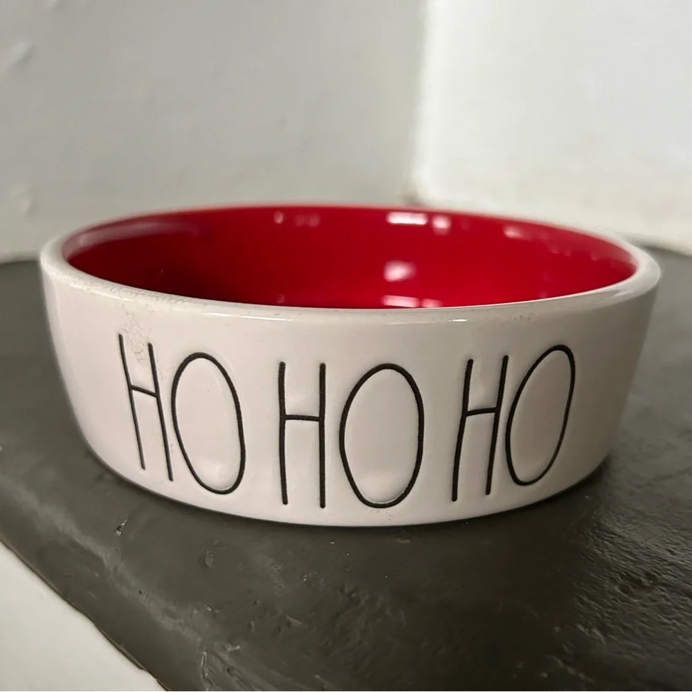 Rae Dunn HO HO HO Cat Dish